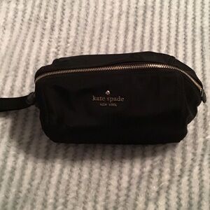 Kate Spade Black makeup Bag New(no tags)